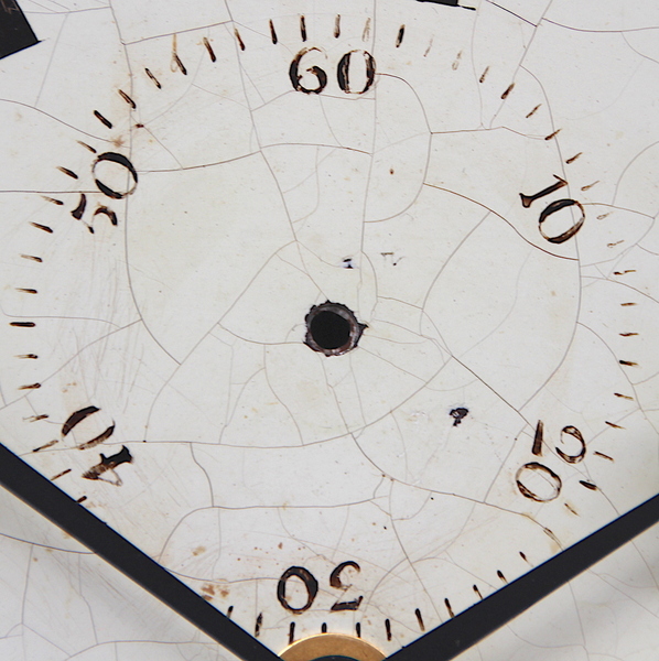 Original 18th Century Original Iron Grandfather/Longcase Clock Dial. Fully Guaranteed.