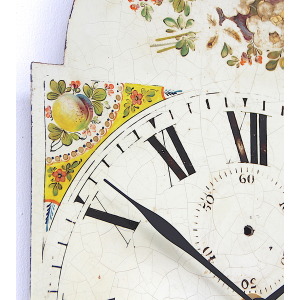 Original 18th Century Original Iron Grandfather/Longcase Clock Dial. Fully Guaranteed.