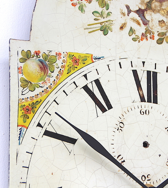 Original 18th Century Original Iron Grandfather/Longcase Clock Dial. Fully Guaranteed.