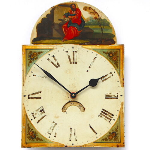Original 18th Century Original Iron Grandfather/Longcase Clock Dial. Fully Guaranteed.