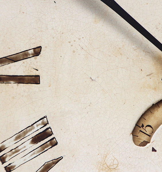 Original 18th Century Original Iron Grandfather/Longcase Clock Dial. Fully Guaranteed.