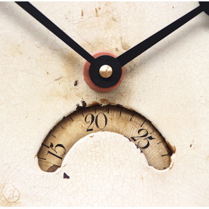 Original 18th Century Original Iron Grandfather/Longcase Clock Dial. Fully Guaranteed.