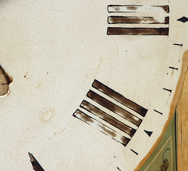 Original 18th Century Original Iron Grandfather/Longcase Clock Dial. Fully Guaranteed.