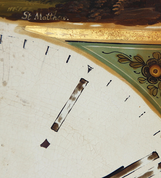 Original 18th Century Original Iron Grandfather/Longcase Clock Dial. Fully Guaranteed.