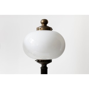Pair Of French Opaline Table Lamps 20th Century