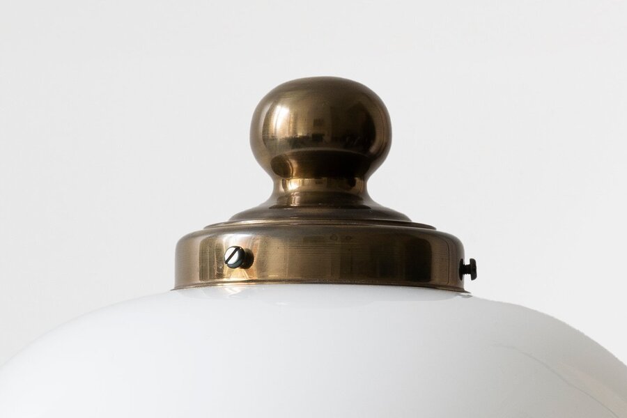 Pair Of French Opaline Table Lamps 20th Century