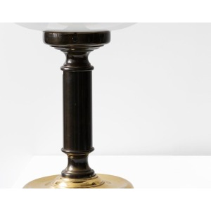 Pair Of French Opaline Table Lamps 20th Century