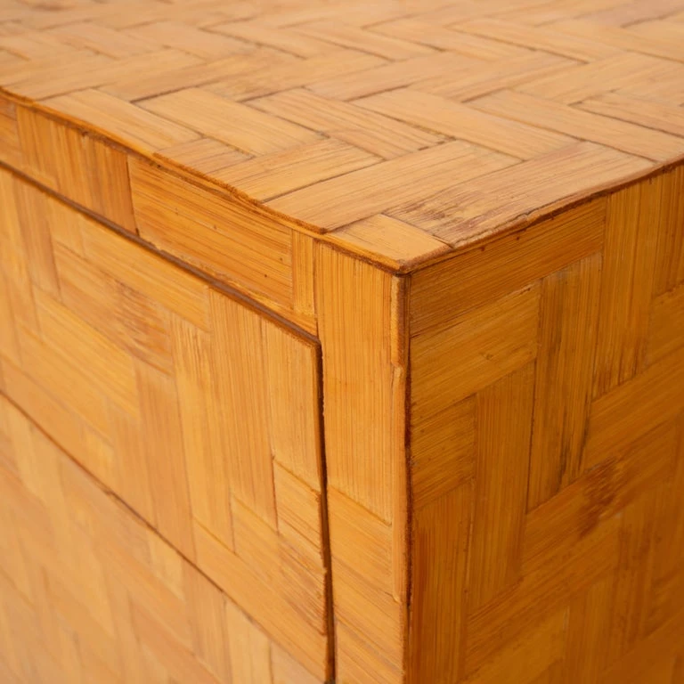 Pair of Pressed Bamboo Nightstands by Southern Nurseries, 1970s