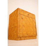 Pair of Pressed Bamboo Nightstands by Southern Nurseries, 1970s
