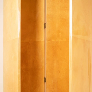 Parchment screen by Aldo Tura for TURA Milan 1960