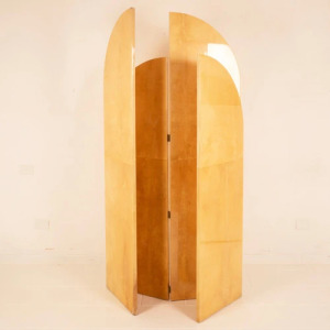Parchment screen by Aldo Tura for TURA Milan 1960
