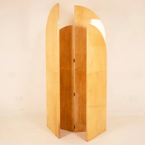 Parchment screen by Aldo Tura for TURA Milan 1960