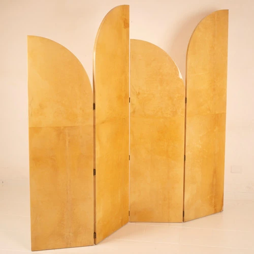 Parchment screen by Aldo Tura for TURA Milan 1960