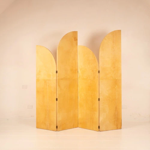 Parchment screen by Aldo Tura for TURA Milan 1960
