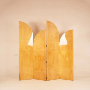 Parchment screen by Aldo Tura for TURA Milan 1960