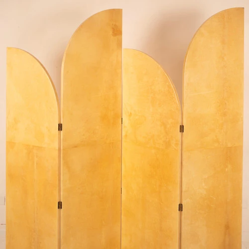 Parchment screen by Aldo Tura for TURA Milan 1960