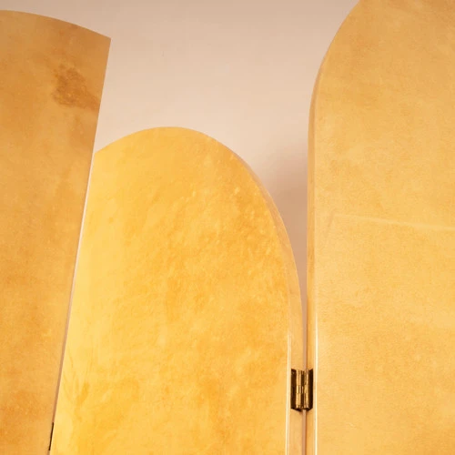 Parchment screen by Aldo Tura for TURA Milan 1960