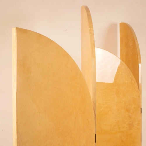 Parchment screen by Aldo Tura for TURA Milan 1960
