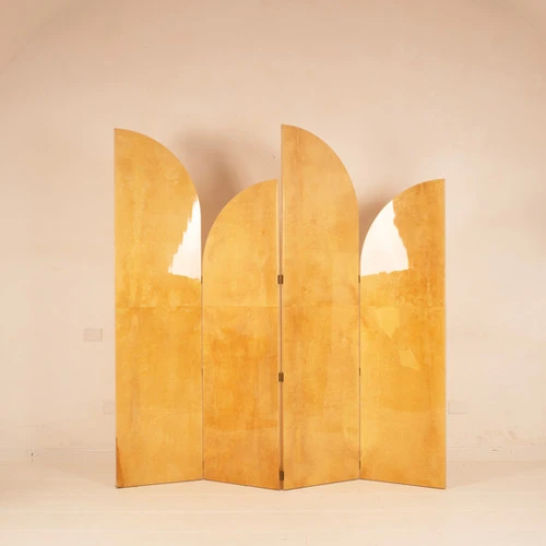 Parchment screen by Aldo Tura for TURA Milan 1960
