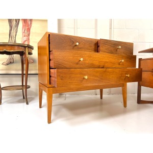 Peter Hayward for Uniflex, Mid Century, Walnut Chest of Drawers