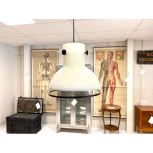 Piell & Putzler, Opaque Glass Pendant Light