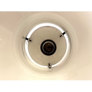 Piell & Putzler, Opaque Glass Pendant Light