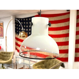 Piell & Putzler, Opaque Glass Pendant Light