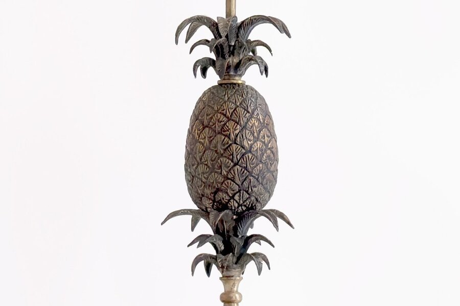 Pineapple Table Lamp In The Style Of Maison Charles, 20th Century