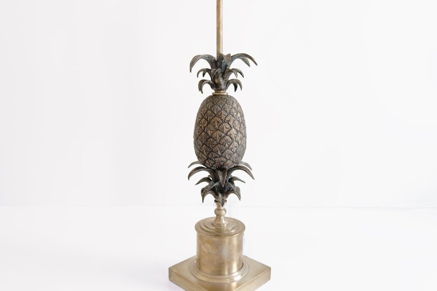 Pineapple Table Lamp In The Style Of Maison Charles, 20th Century