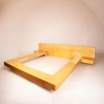 Queen Size Parchment Bed by Aldo Tura for TURA Milano, 1960