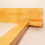 Queen Size Parchment Bed by Aldo Tura for TURA Milano, 1960