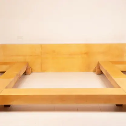 Queen Size Parchment Bed by Aldo Tura for TURA Milano, 1960 - Image 8