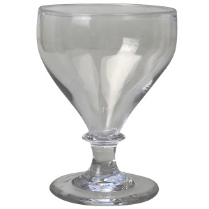 An antique stemware blade stem glass Rummer Goblet / Wine Glass C.19thC