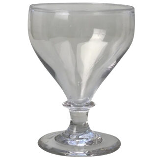 An antique stemware blade stem glass Rummer Goblet / Wine Glass C.19thC