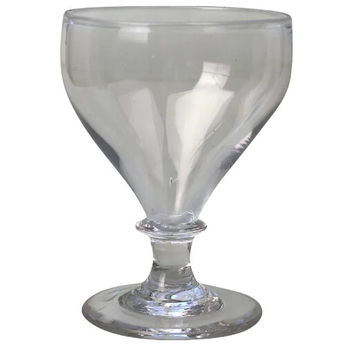 An antique stemware blade stem glass Rummer Goblet / Wine Glass C.19thC