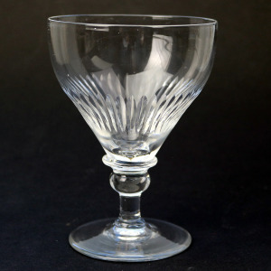 A large antique stemware glass Rummer Goblet / Wine Glass C.19thC
