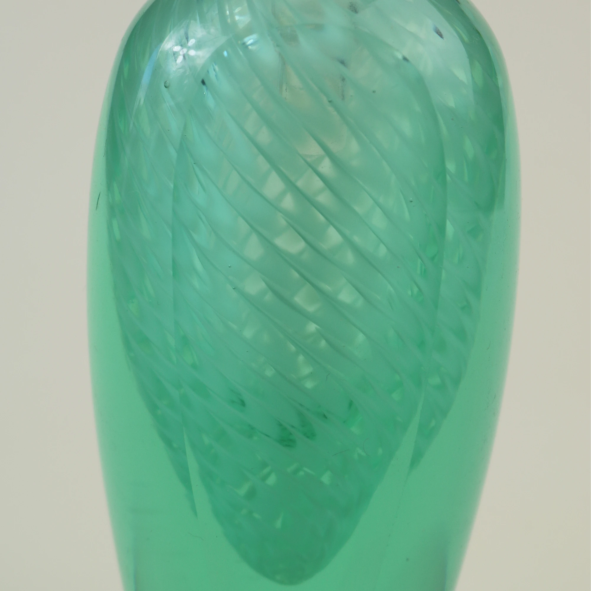 An unusual & large vintage art glass Scent Perfume Bottle 20cm C.late 20thC