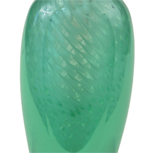 An unusual & large vintage art glass Scent Perfume Bottle 20cm C.late 20thC
