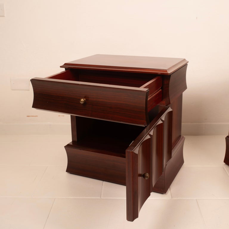 Tartaro Nightstands Sculpture 99 by Luciano Frigerio for Frigerio di Desio