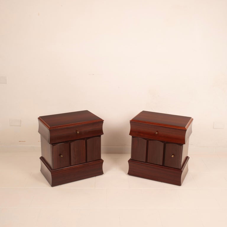 Tartaro Nightstands Sculpture 99 by Luciano Frigerio for Frigerio di Desio