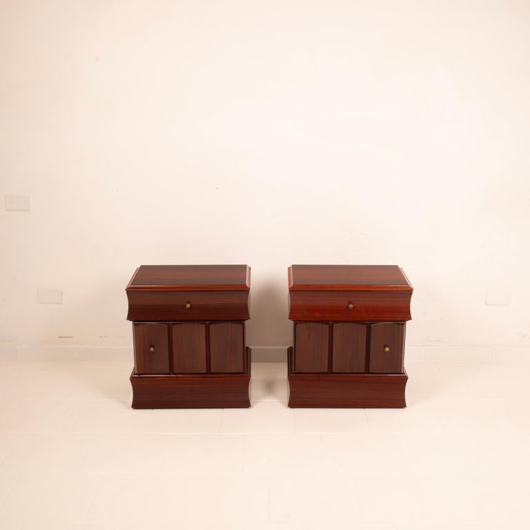 Tartaro Nightstands Sculpture 99 by Luciano Frigerio for Frigerio di Desio