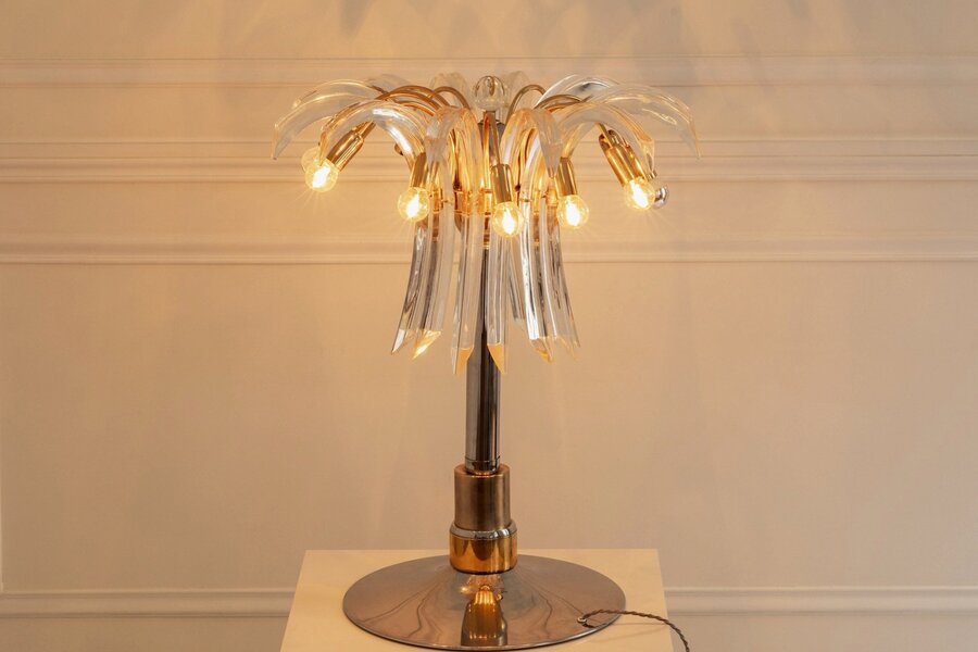 Veronese Table Lamp, 1970s, Vintage