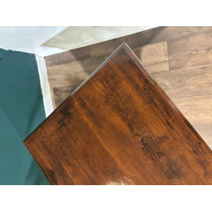 Victorian Cast Iron Pub Table With Mahogany Top