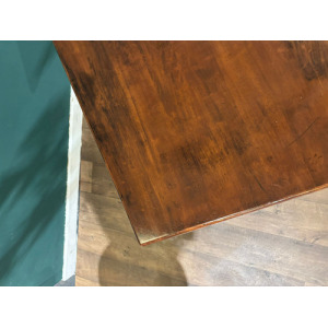 Victorian Cast Iron Pub Table With Mahogany Top