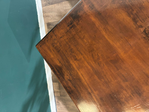 Victorian Cast Iron Pub Table With Mahogany Top