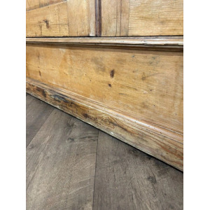 Victorian French Stripped Pine 2 Door Large Hall Cupboard