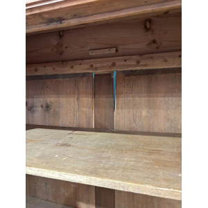 Victorian French Stripped Pine 2 Door Large Hall Cupboard