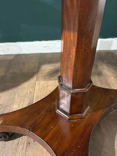 Victorian Mahogany Pedestal Work Table