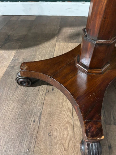 Victorian Mahogany Pedestal Work Table