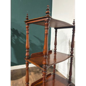 Victorian Mahogany Three Tier Whatnot